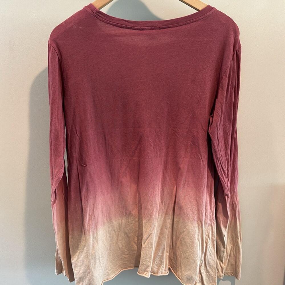 Umgee Medium Ombre Twist Front Long Sleeve Top - Picture 8 of 11